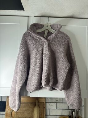 Purple Sherpa Pullover